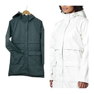 [xs] MONDETTA Jacket Chelsea B green teal raincoat windbreaker rainjacket